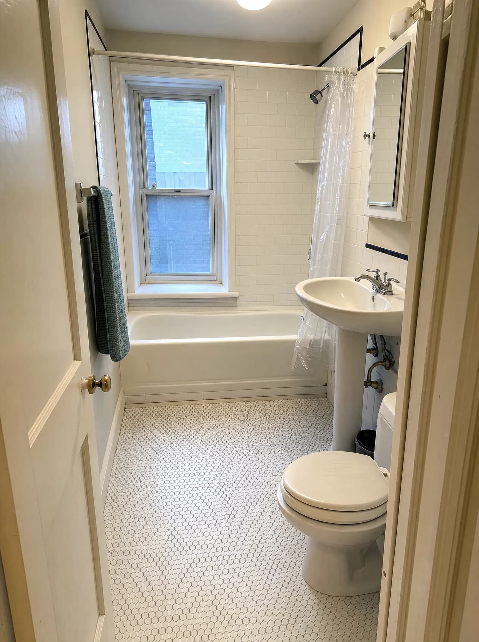 Bathroom after an Esmero Cleans clean