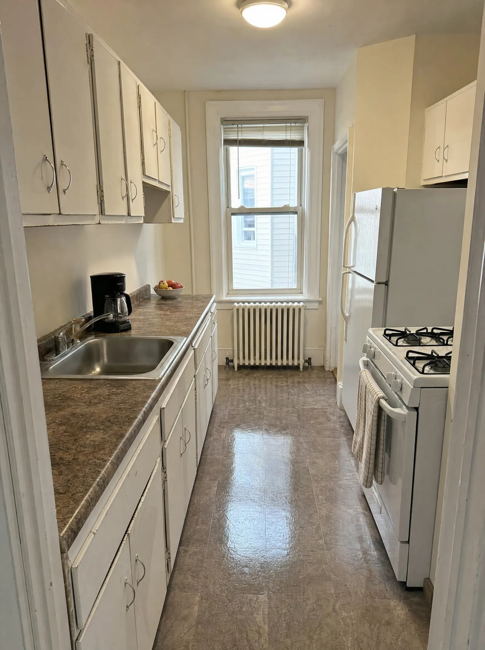Kitchen after the clean